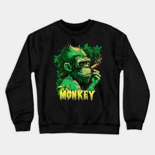 Monkey Lover Crewneck Sweatshirt